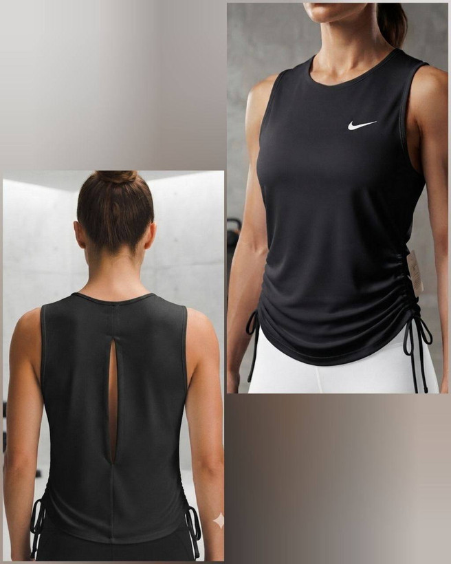 تاپ زنانه بغل گت (پشت مدل دار) ✔️Nikeطرح😍❤️🔥 🧵پارچه : ریون