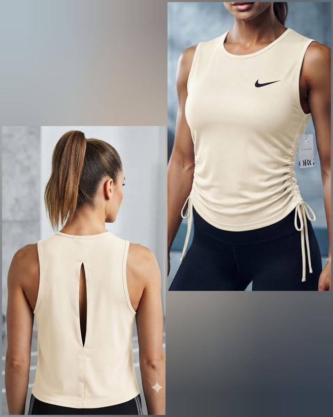 تاپ زنانه بغل گت (پشت مدل دار) ✔️Nikeطرح😍❤️🔥 🧵پارچه : ریون